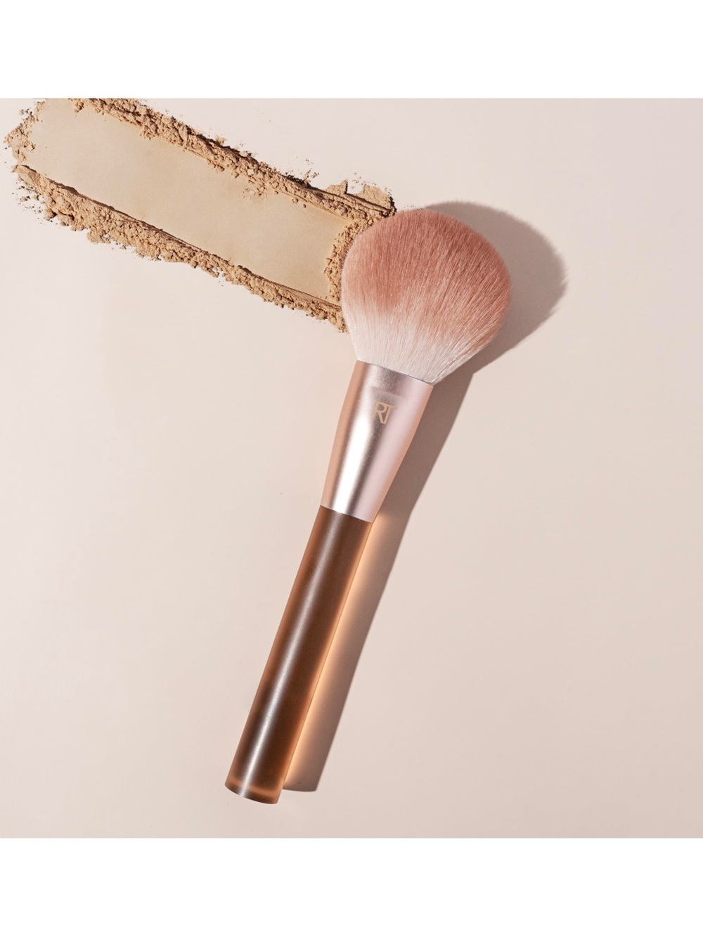 NWT Real Techniques New Nudes Hazy Finish Powder Brush - 091